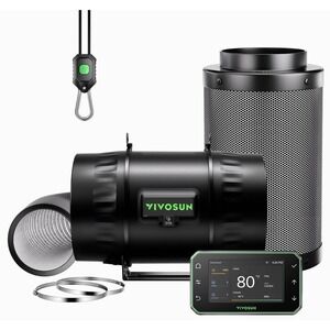 Smart Air Filtrationpro kit 8" Aerofresh T8 Inline Duct Fan With Growhube42a+